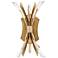 Fredrick Ramond Vida 17 1/4"H Burnished Gold 2-Light Sconce