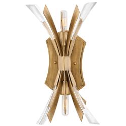 Fredrick Ramond Vida 17 1/4"H Burnished Gold 2-Light Sconce