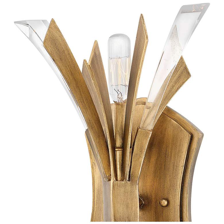 Image 4 Fredrick Ramond Vida 17 1/4"H Burnished Gold 2-Light Sconce more views