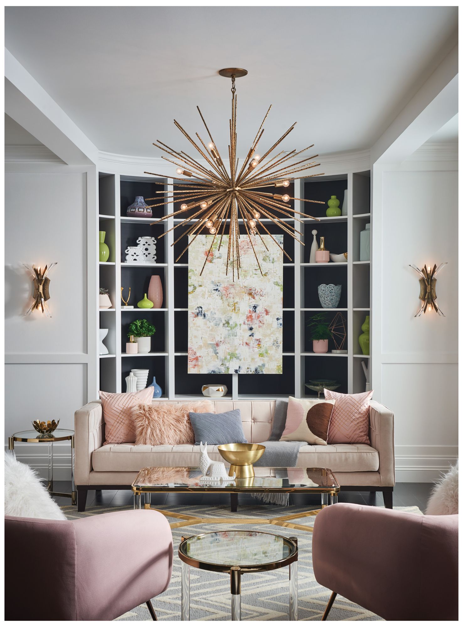 Fredrick Ramond Vida 17 1/4"H Burnished Gold 2-Light Sconce