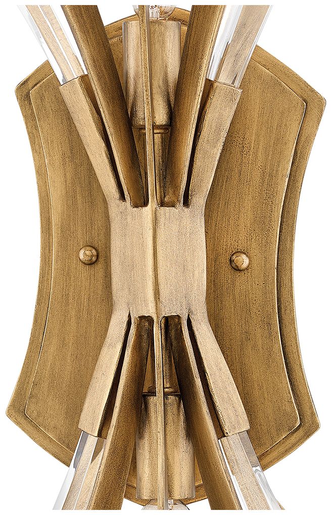 Fredrick Ramond Vida 17 1/4"H Burnished Gold 2-Light Sconce