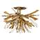 Fredrick Ramond Vida 24" Wide Burnished Gold 9-Light LED Ceiling Light
