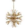 Thumbnail1 of Fredrick Ramond Vida 36" Wide Large Orb Burnished Gold Chandelier