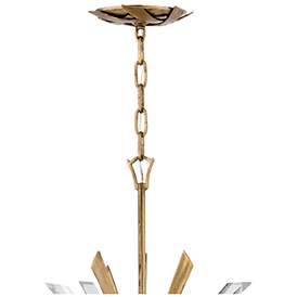 Image5 of Fredrick Ramond Vida 36" Wide Large Orb Burnished Gold Chandelier more views