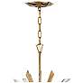 5_Fredrick Ramond Vida 36" Wide Large Orb Burnished Gold Chandelier more views