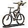 Freedom Rider Bicyclist 15" Wide Bike Statue by Uttermost