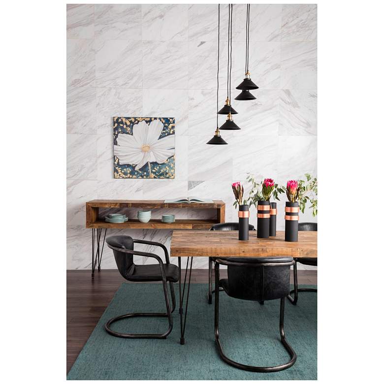 Image 2 Freeman Dining Chair Onyx Black Leather - Set Of Two more views