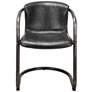 3_Freeman Dining Chair Onyx Black Leather - Set Of Two more views
