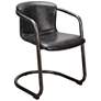 4_Freeman Dining Chair Onyx Black Leather - Set Of Two more views