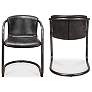 6_Freeman Dining Chair Onyx Black Leather - Set Of Two more views