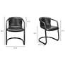 7_Freeman Dining Chair Onyx Black Leather - Set Of Two more views