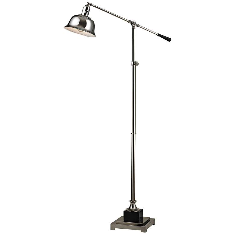 Image 1 Freemanburg Polished Nickel Adjustable Floor Lamp