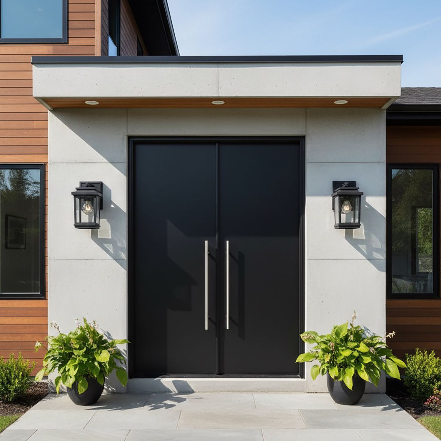 Image 3 Freemont 1-Light Black Cast Aluminum Outdoor Wall Light more views