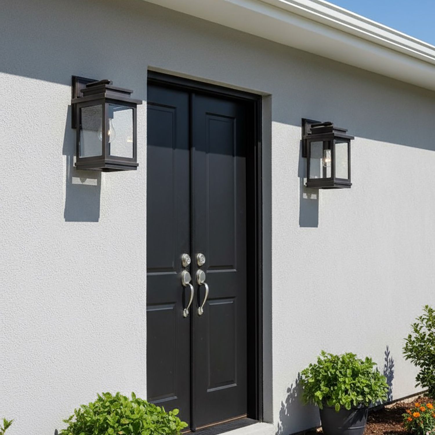 Image 7 Freemont 1-Light Black Cast Aluminum Outdoor Wall Light more views