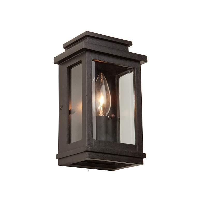 Image 1 Freemont 1-Light Oil Rubbed Bronze Cast Aluminum Outdoor Wall Light