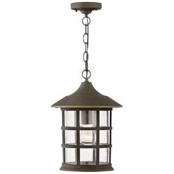 Freeport 14" High Oil-Rubbed Bronze Outdoor Hanging Light