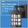 Freeport 15 1/4"H Oil-Rubbed Bronze Outdoor Wall Light