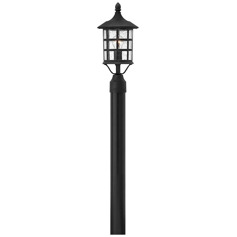 Image 1 Freeport 17 3/4" High Black Outdoor Post/Pier Mount Light