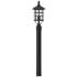 Freeport 17 3/4" High Black Outdoor Post/Pier Mount Light