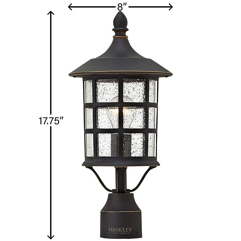 Image 4 Freeport 17 3/4" High Oil-Rubbed Bronze Outdoor Post Light more views