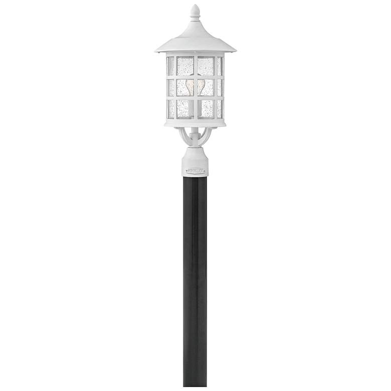 Image 1 Freeport 20 1/4 inch High Classic White LED Outdoor Post Light