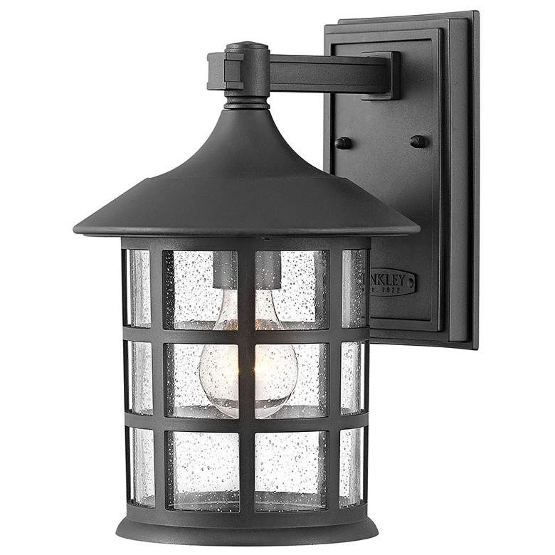 Image 1 Freeport Coastal Elements 12 1/4"H Black Outdoor Wall Light