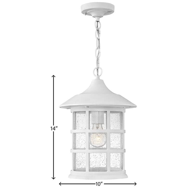 Image 6 Freeport Coastal Elements 14"H White Outdoor Hanging Light more views