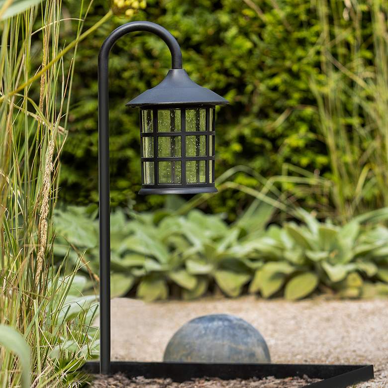 Image 1 Freeport Coastal Elements 18"H Textured Black LED Path Light
