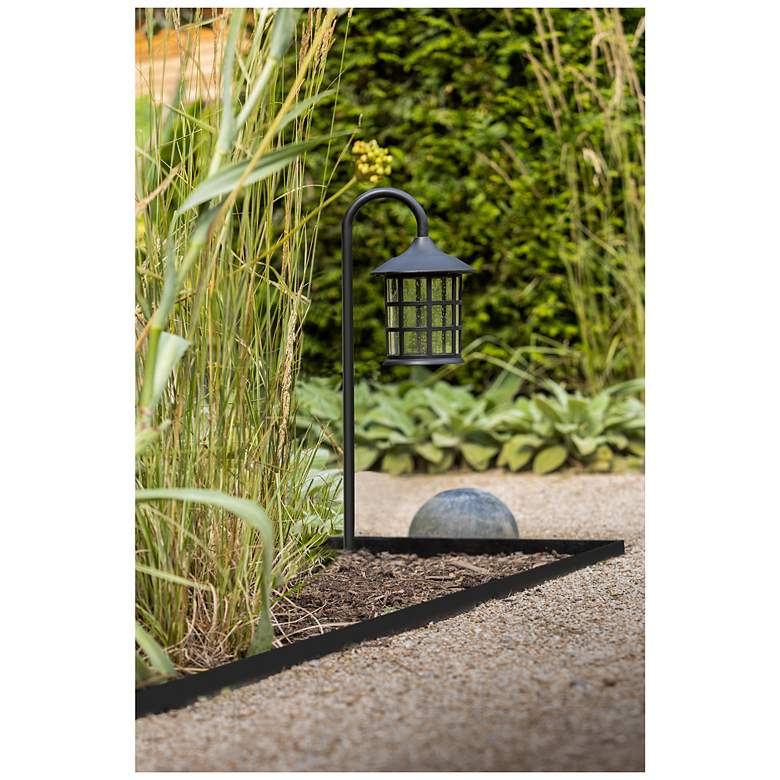 Image 4 Freeport Coastal Elements 18"H Textured Black LED Path Light more views