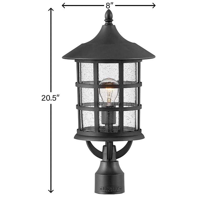 Image 5 Freeport Coastal Elements 20 1/2"H Black Outdoor Post Light more views