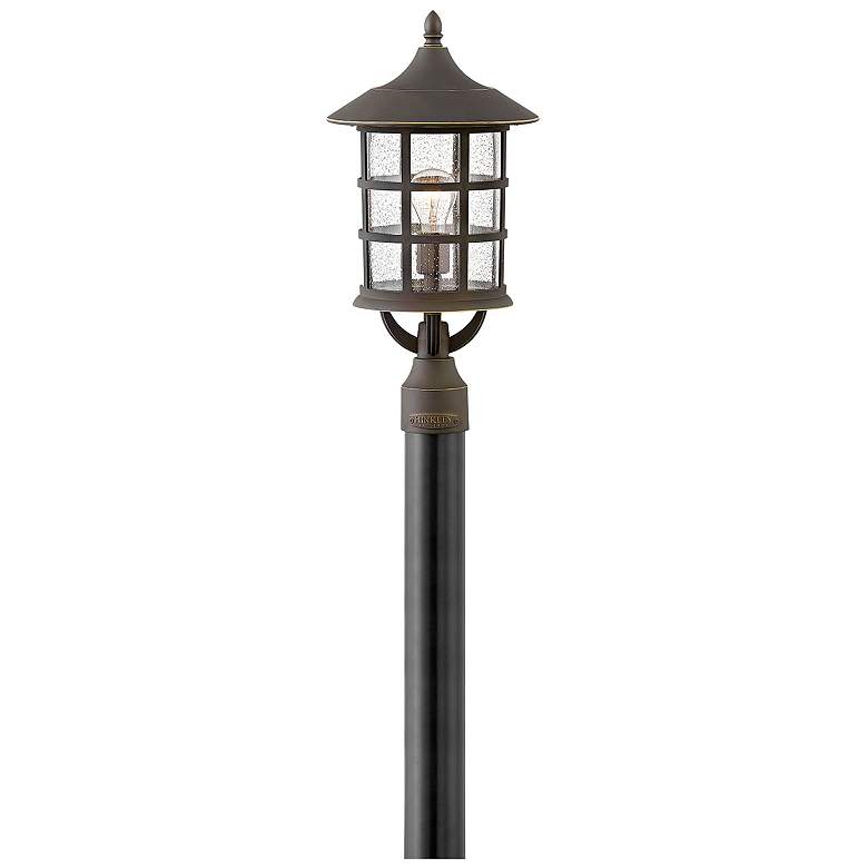 Image 1 Freeport Coastal Elements 20 1/2"H Brown Outdoor Post Light