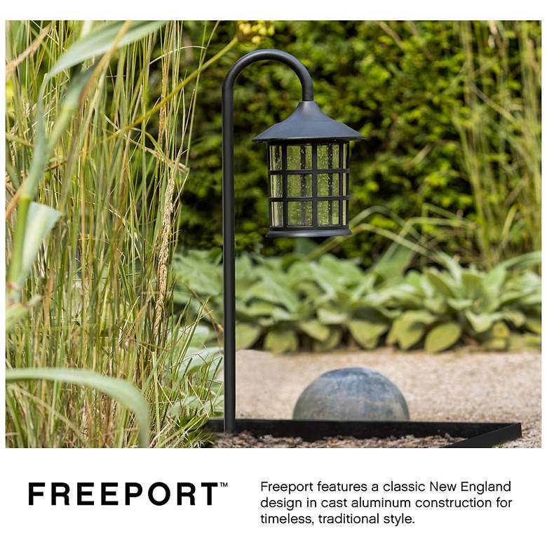 Image 7 Freeport Coastal Elements 22" High Bronze LED Path Light more views