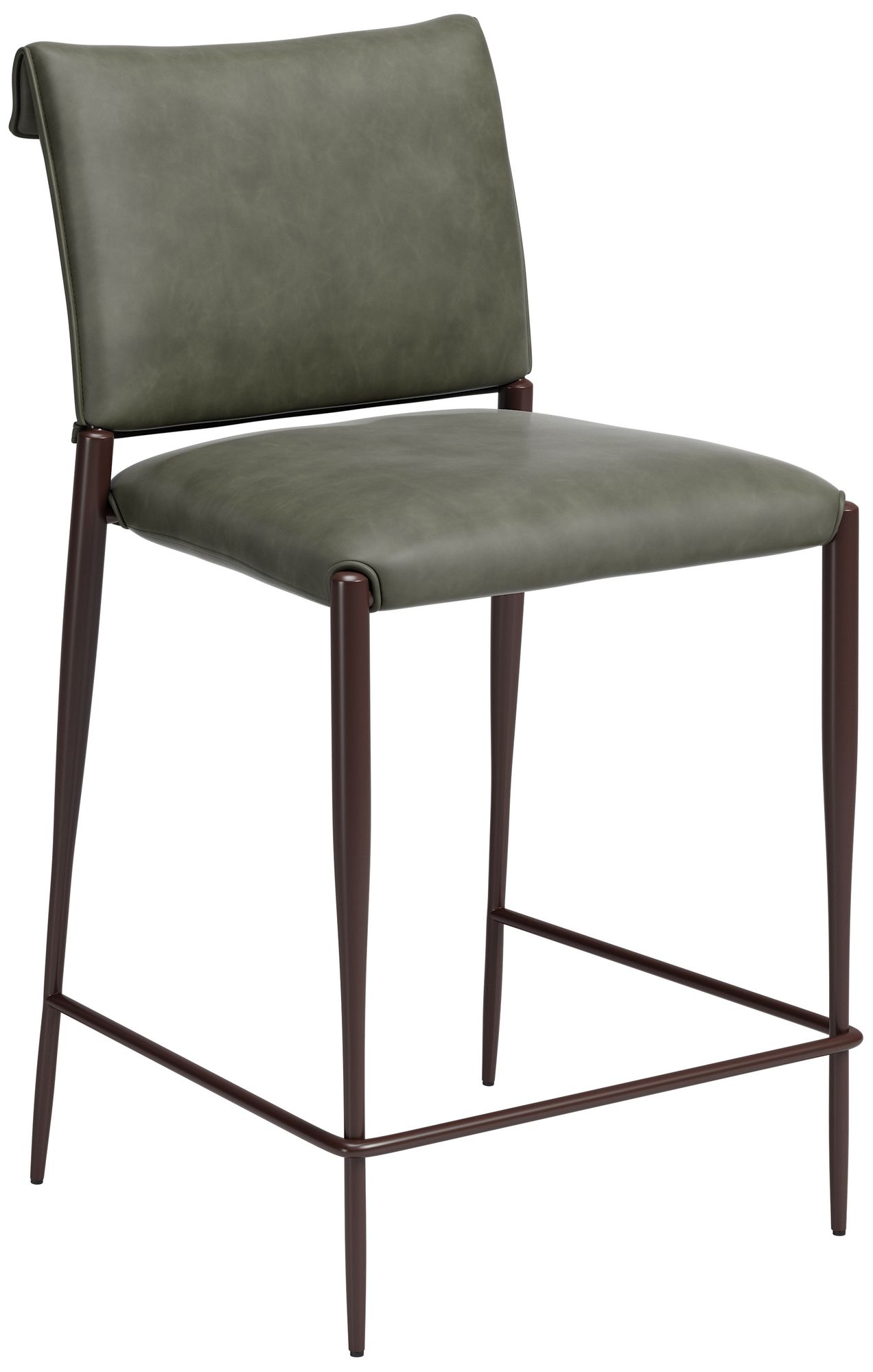Image 2 Freesia Counter Stool (Set of 2) Olive Green more views