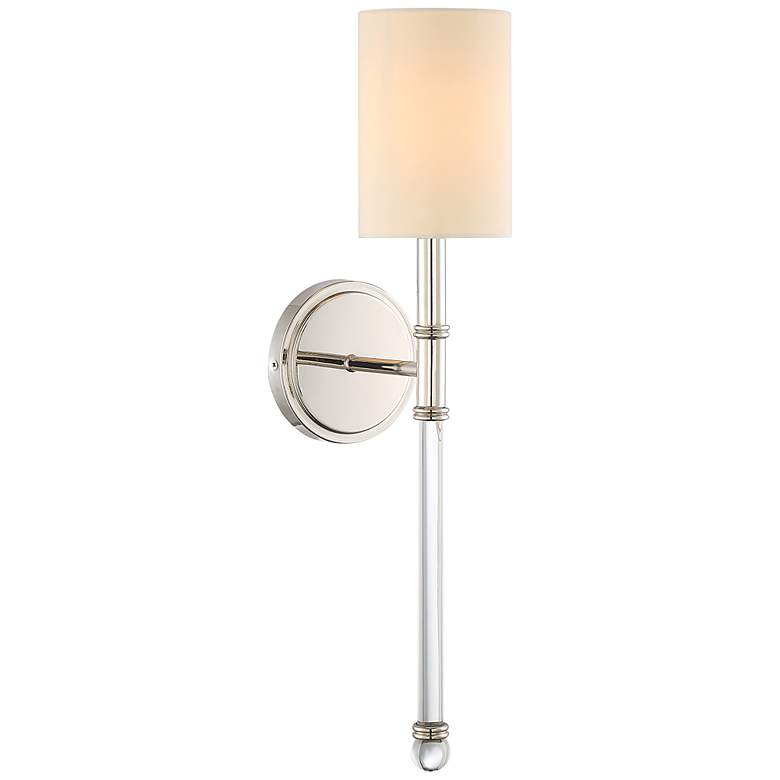 Image 1 Fremont 1-Light Wall Sconce in Polished Nickel