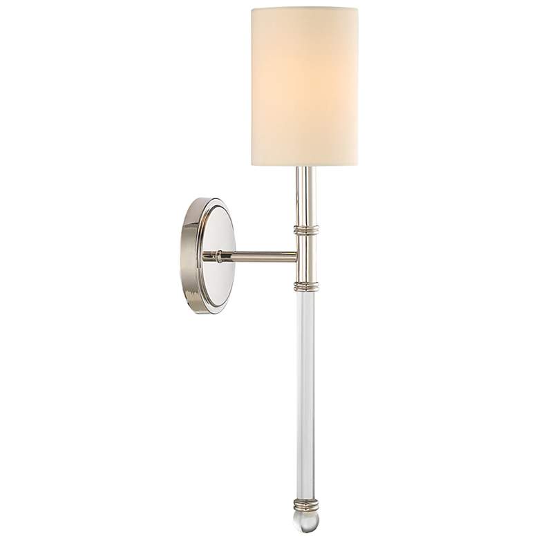 Image 3 Fremont 1-Light Wall Sconce in Polished Nickel more views