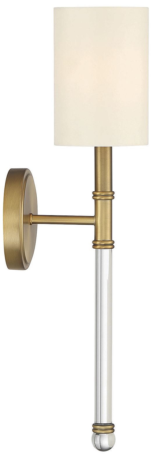 Thumbnail4 of Fremont 1-Light Wall Sconce in Warm Brass more views