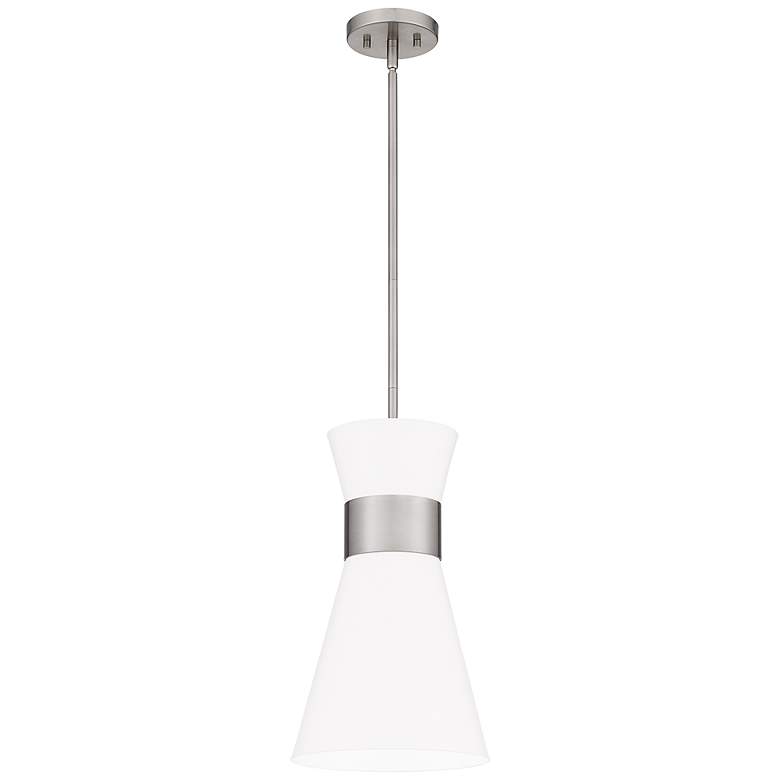 Image 2 Fremont 10" Wide Brushed Nickel Mini Pendant