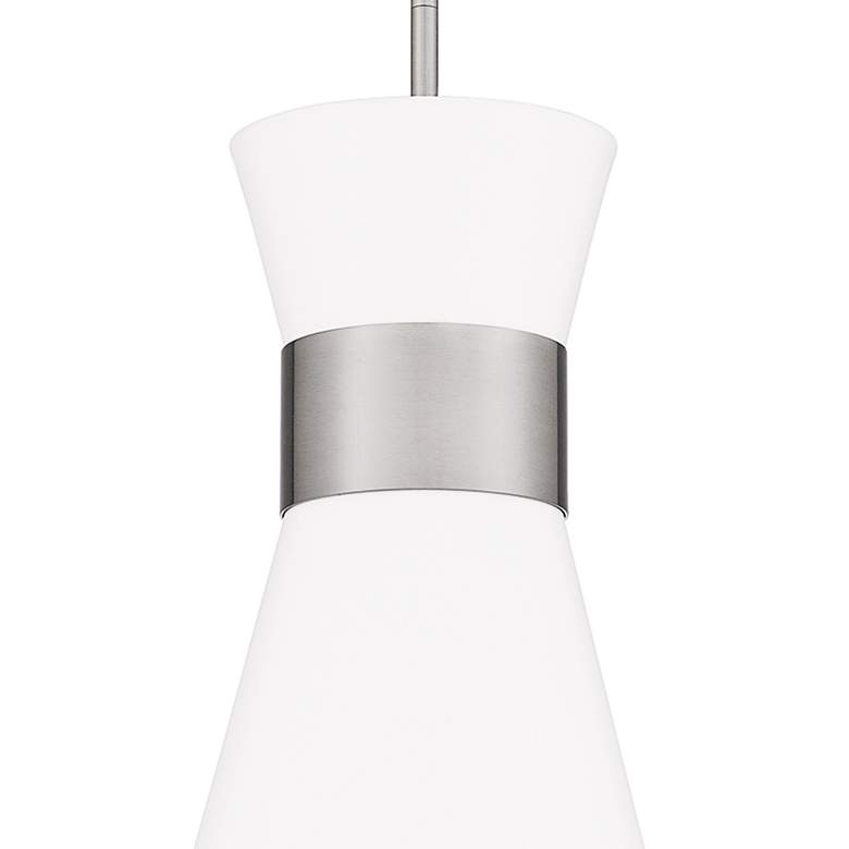 Image 3 Fremont 10 inch Wide Brushed Nickel Mini Pendant more views