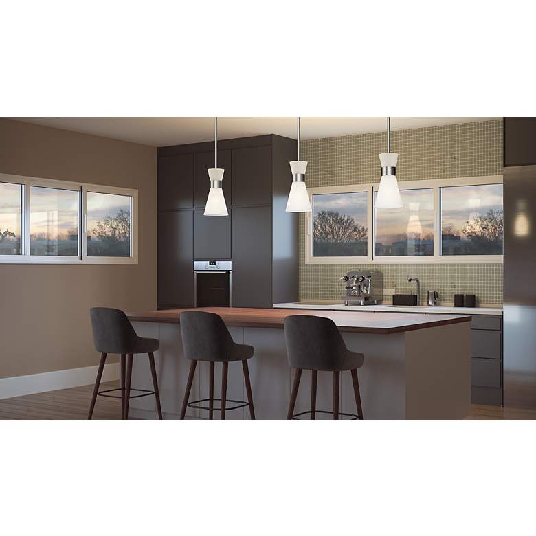 Image 3 Fremont 10" Wide Brushed Nickel Mini Pendant more views
