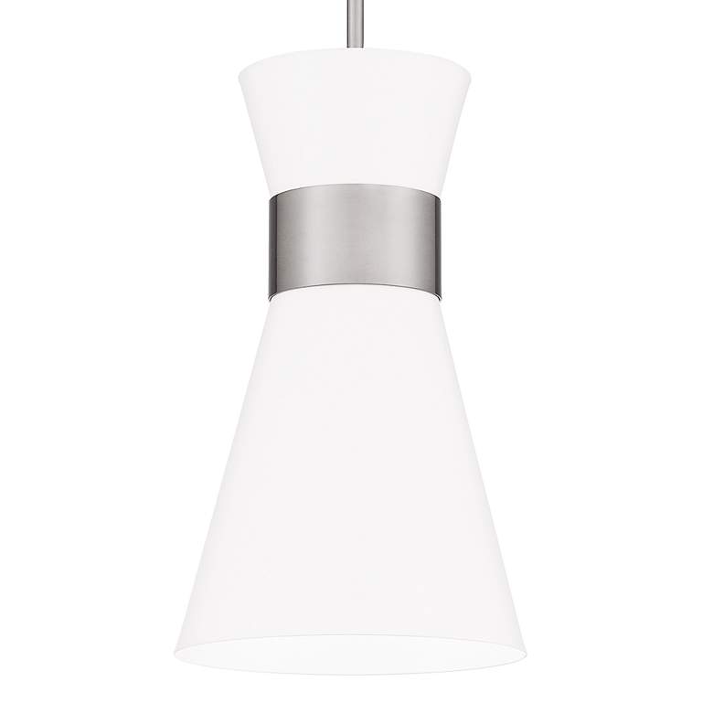Image 4 Fremont 10 inch Wide Brushed Nickel Mini Pendant more views