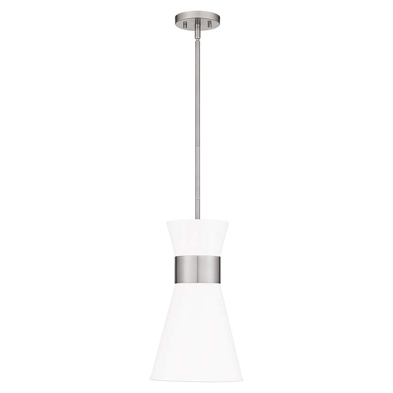 Image 4 Fremont 10" Wide Brushed Nickel Mini Pendant more views