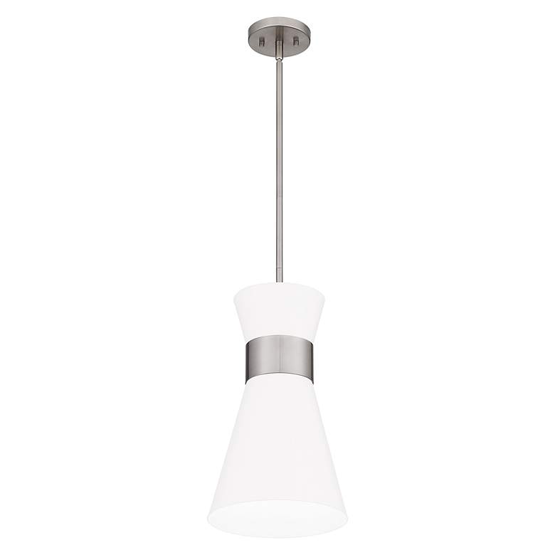 Image 5 Fremont 10 inch Wide Brushed Nickel Mini Pendant more views