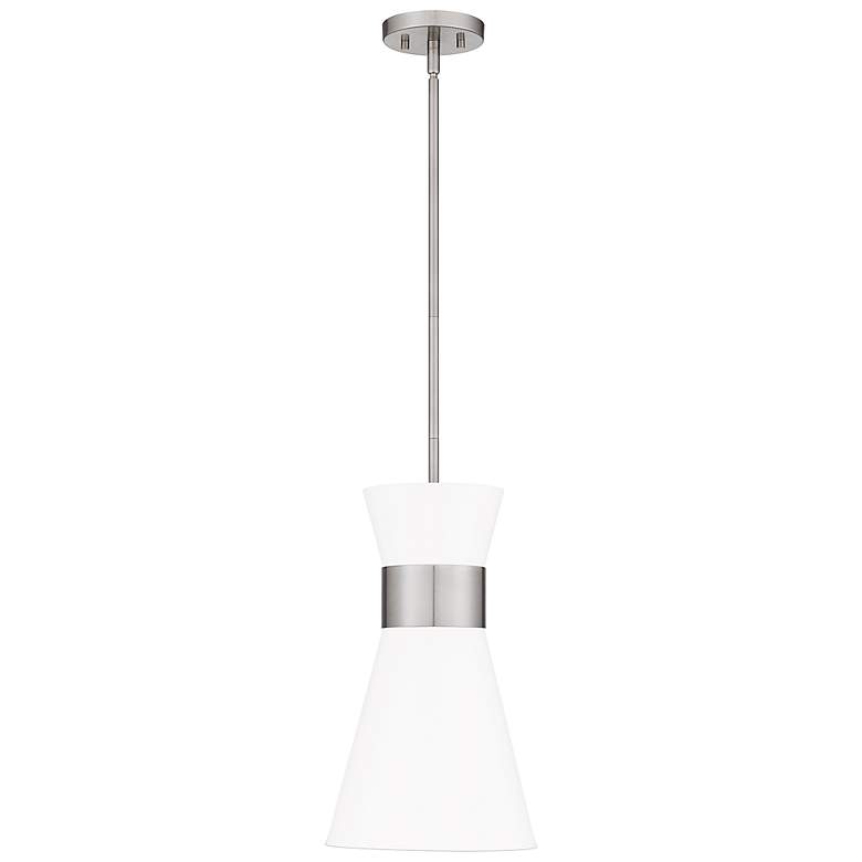 Image 6 Fremont 10 inch Wide Brushed Nickel Mini Pendant more views