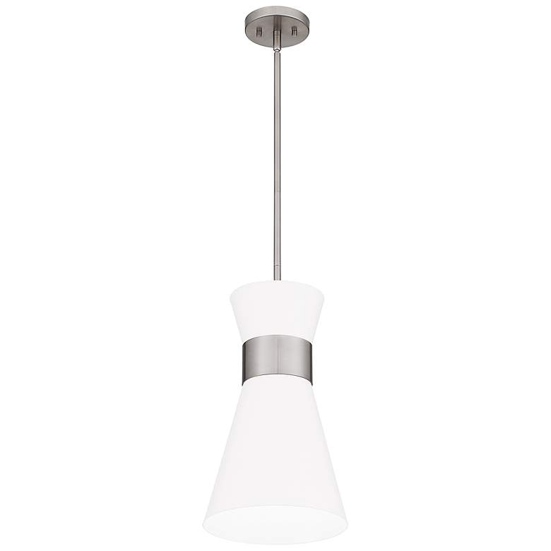 Image 7 Fremont 10 inch Wide Brushed Nickel Mini Pendant more views