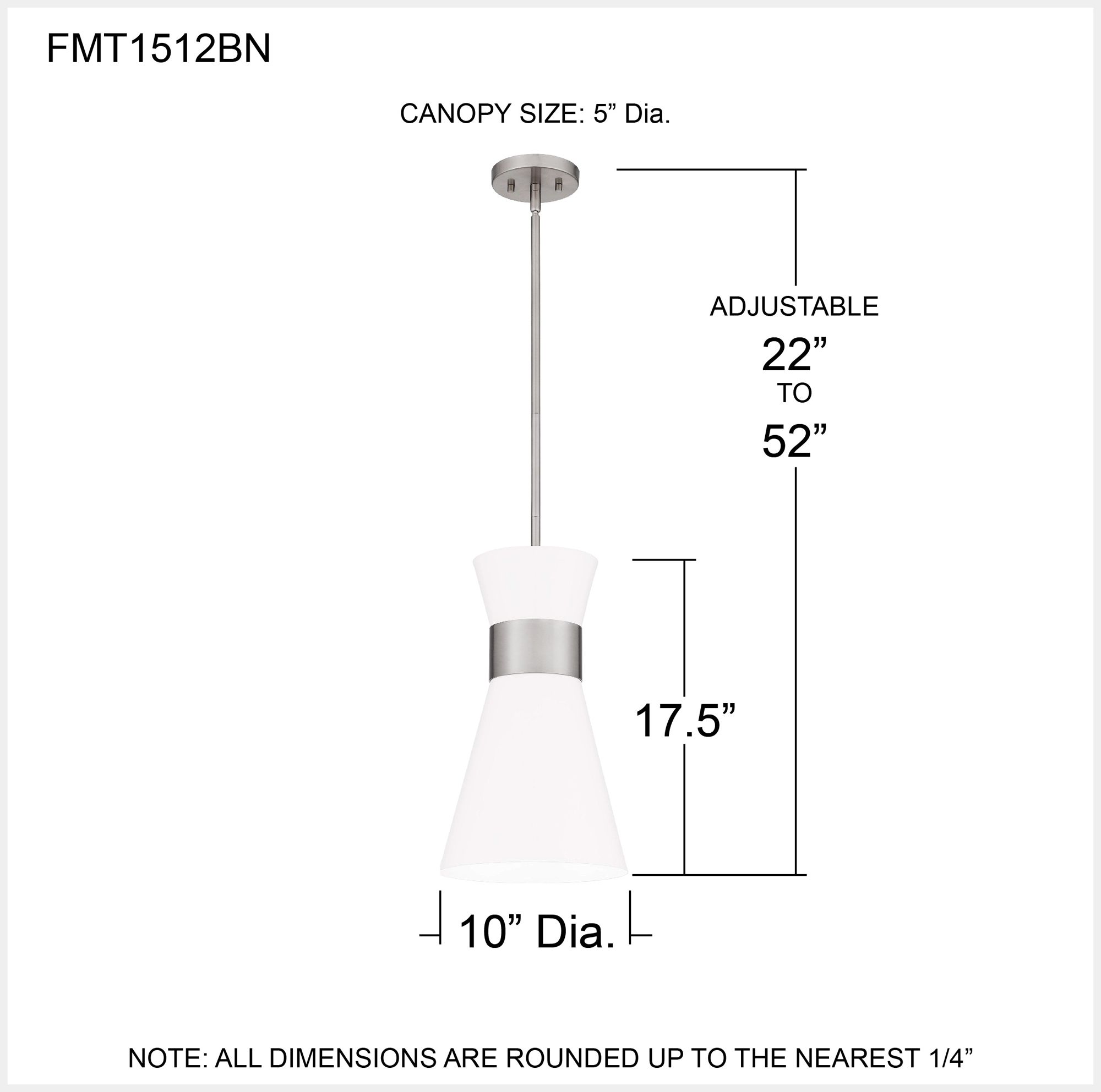 Fremont 10" Wide Brushed Nickel Mini Pendant