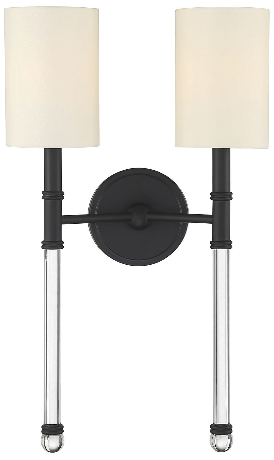 Thumbnail1 of Fremont 2-Light Wall Sconce in Matte Black