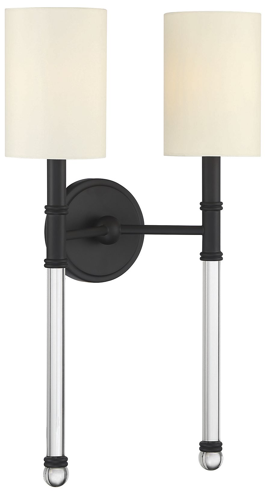 Thumbnail3 of Fremont 2-Light Wall Sconce in Matte Black more views