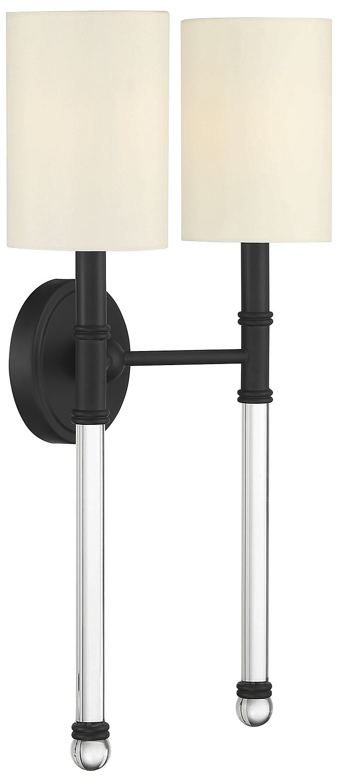Thumbnail4 of Fremont 2-Light Wall Sconce in Matte Black more views