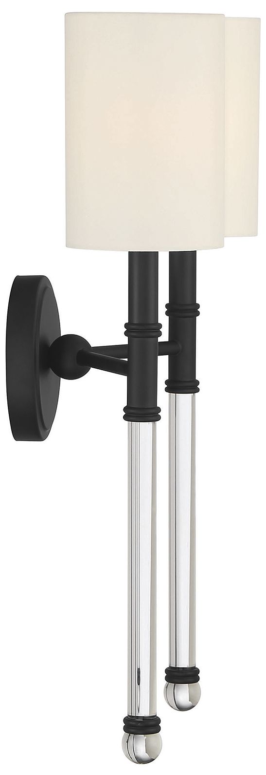Fremont 2-Light Wall Sconce in Matte Black