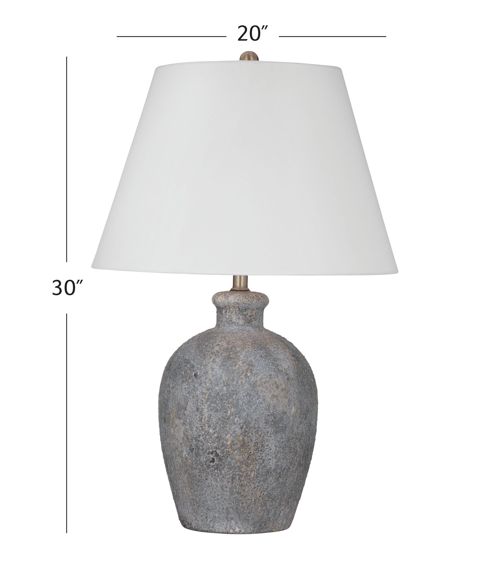 Image 4 Fremont 32" High Weathered Gray Table Lamp more views
